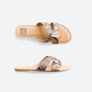 Dolce Vita snake print sandals